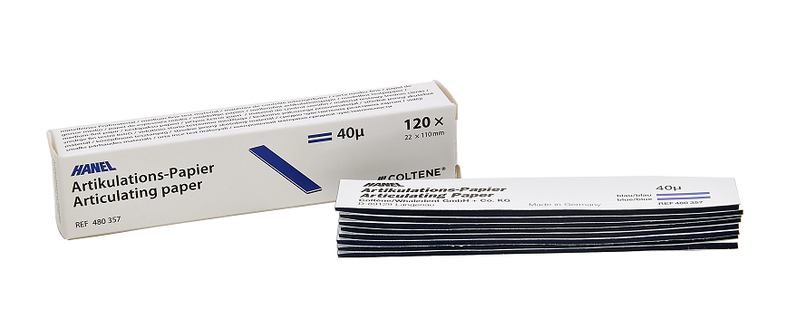 PAPEL PARA ARTICULAÇÃO DUPLA FACE HANEL 22MM X 110MM - COLTENE